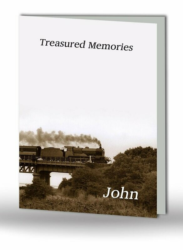 Steam Train Memorial Card SO OC 03