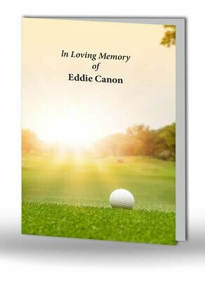 Golf Memorial Card SO SP 01