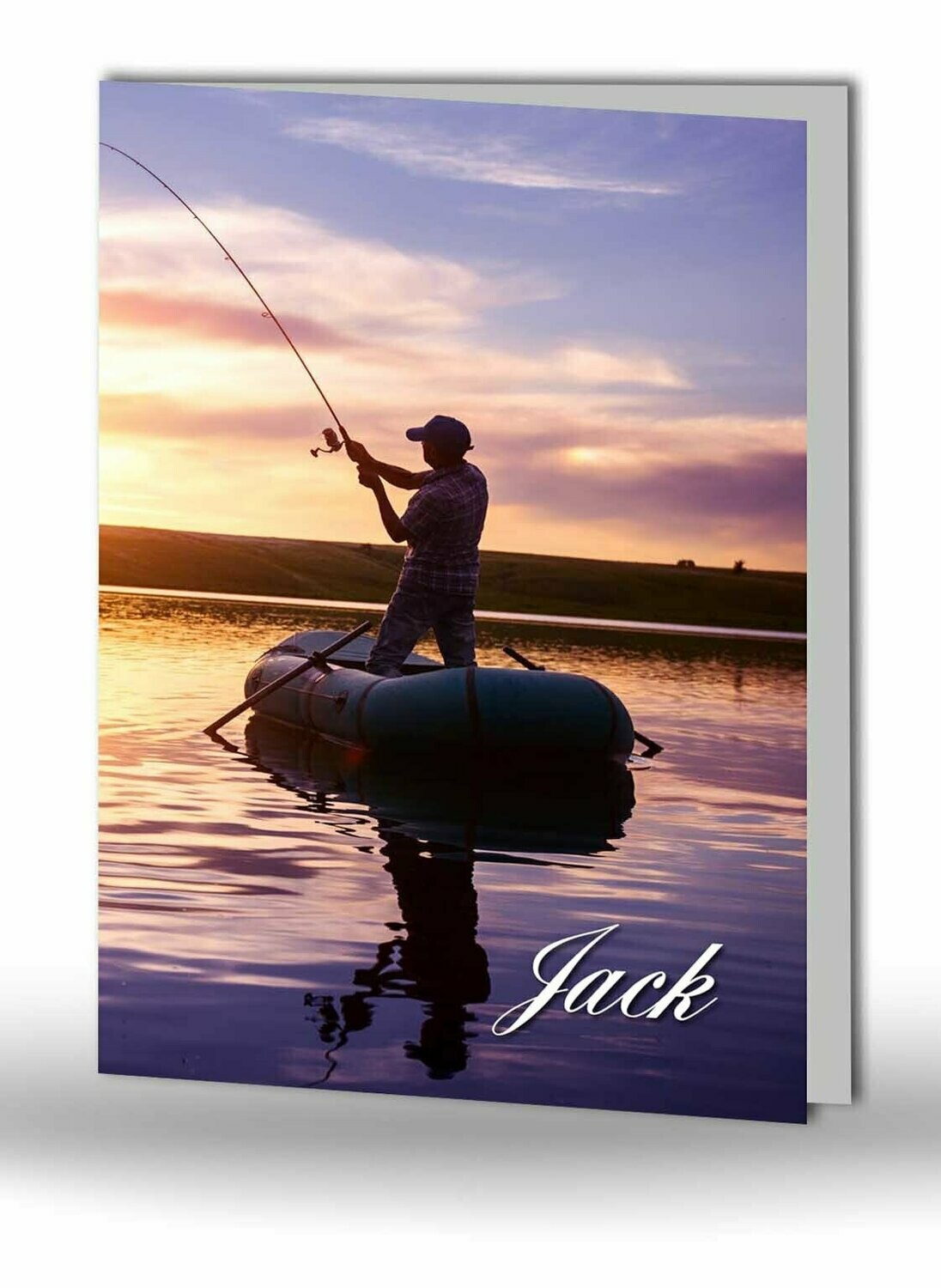 Fishing Memorial Card SO SP 03 Fishing Memorial Card SO SP 03