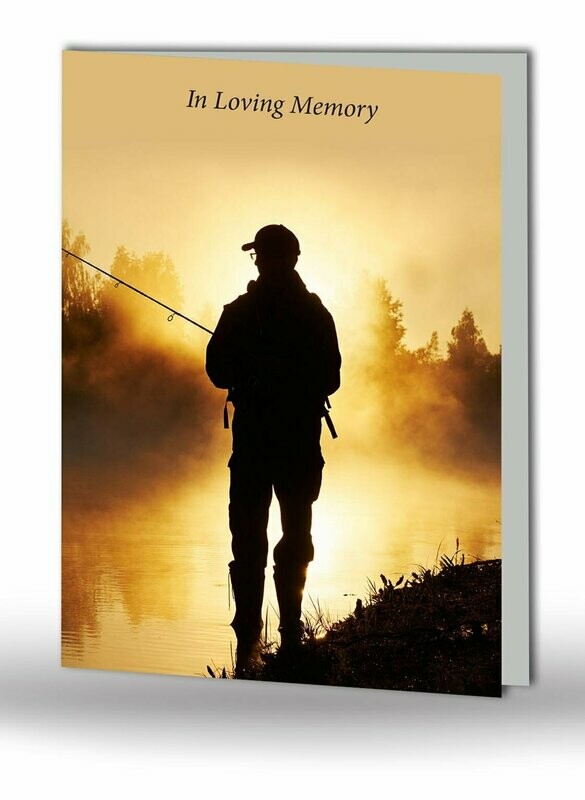 Fishing Memorial Card SO SP 07