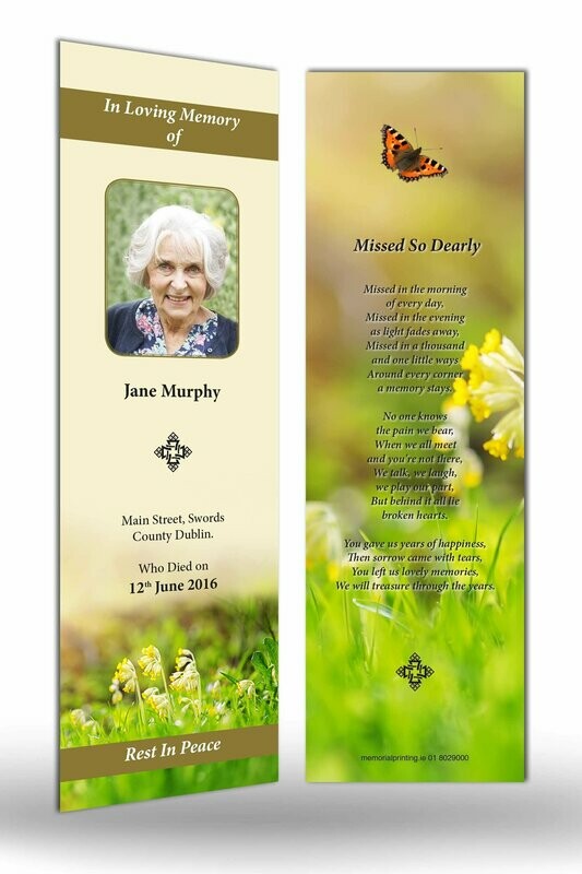Memorial Bookmark NF IF 06