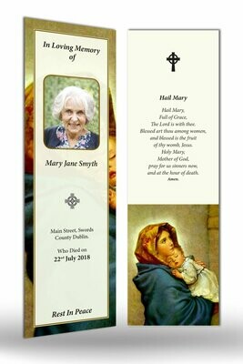 Memorial Bookmark RT TRAD 02