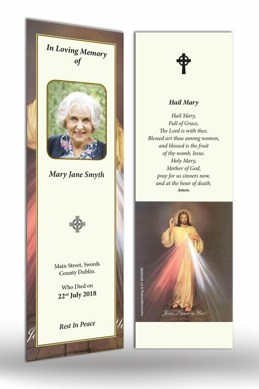 Memorial Bookmark RT TRAD 03