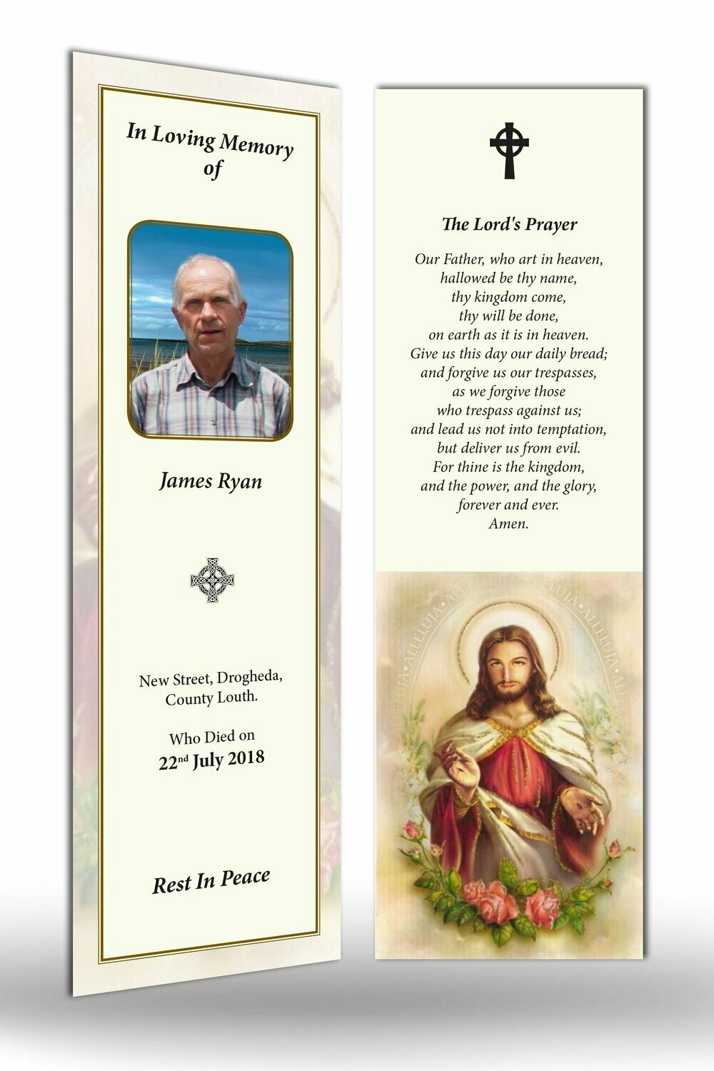 Memorial Bookmark RT TRAD 10