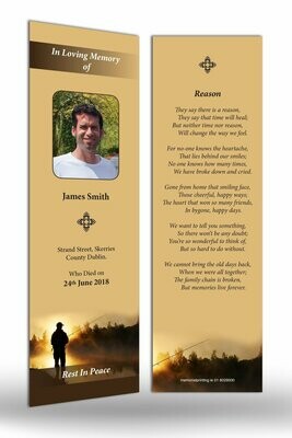 Fishing Memorial Bookmark SO SP 07