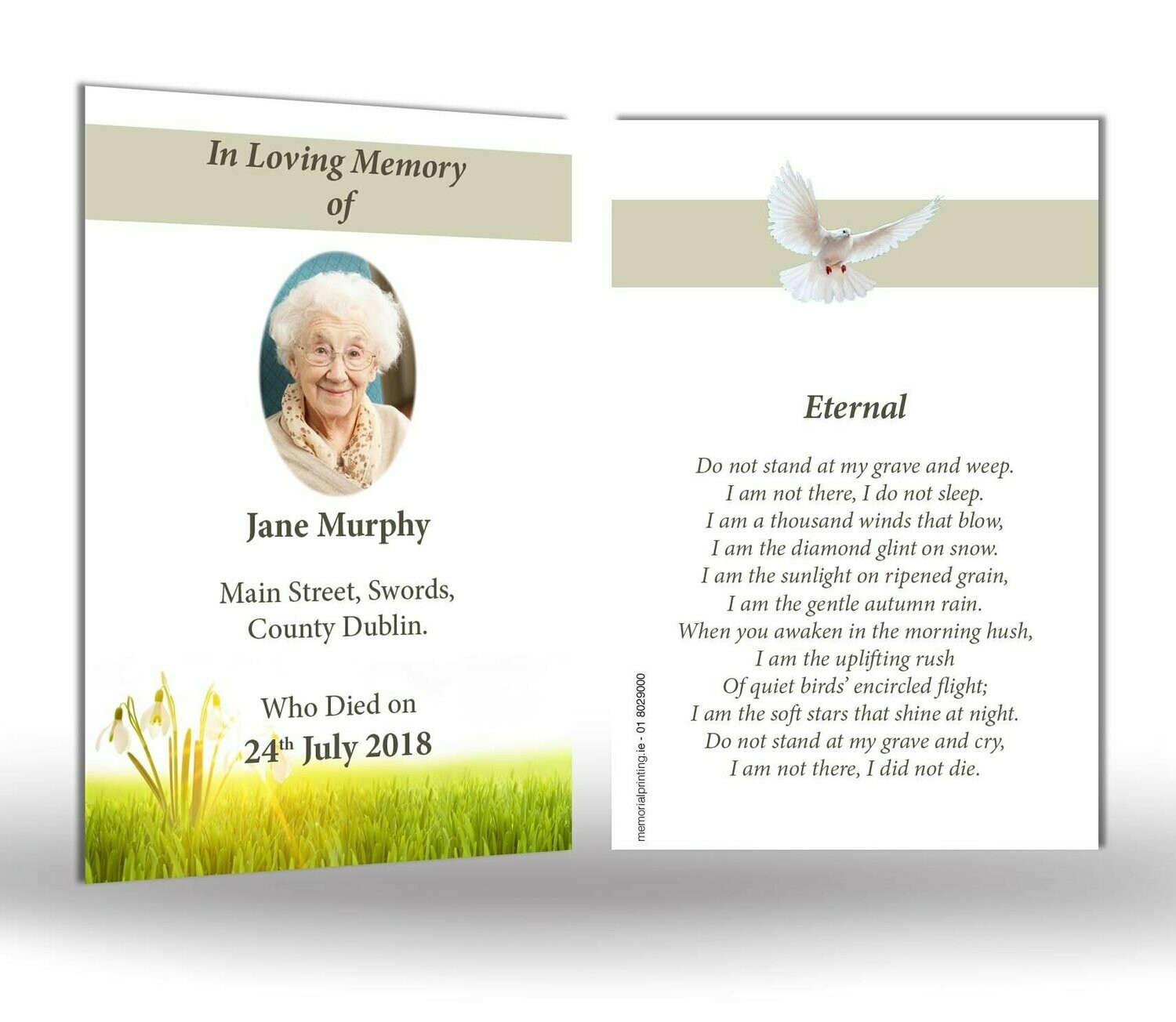 Snow Drops Wallet Card NF IF 14 Snow Drops Wallet Card NF IF 14