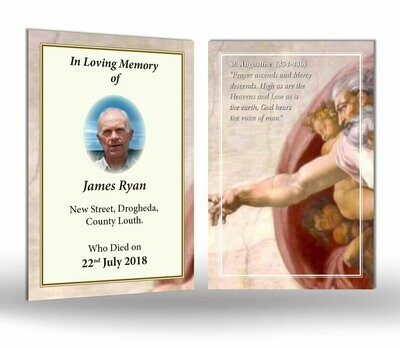 Sistine Chapel Memorial Wallet Card RT TRAD 05