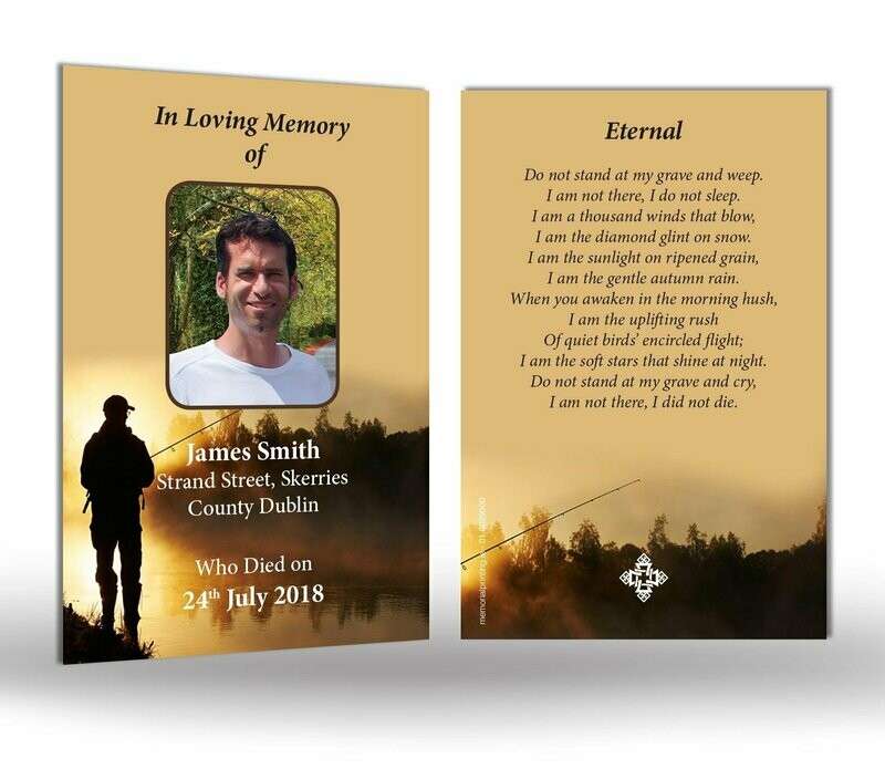 Fishing Memorial Wallet Card SO SP 07