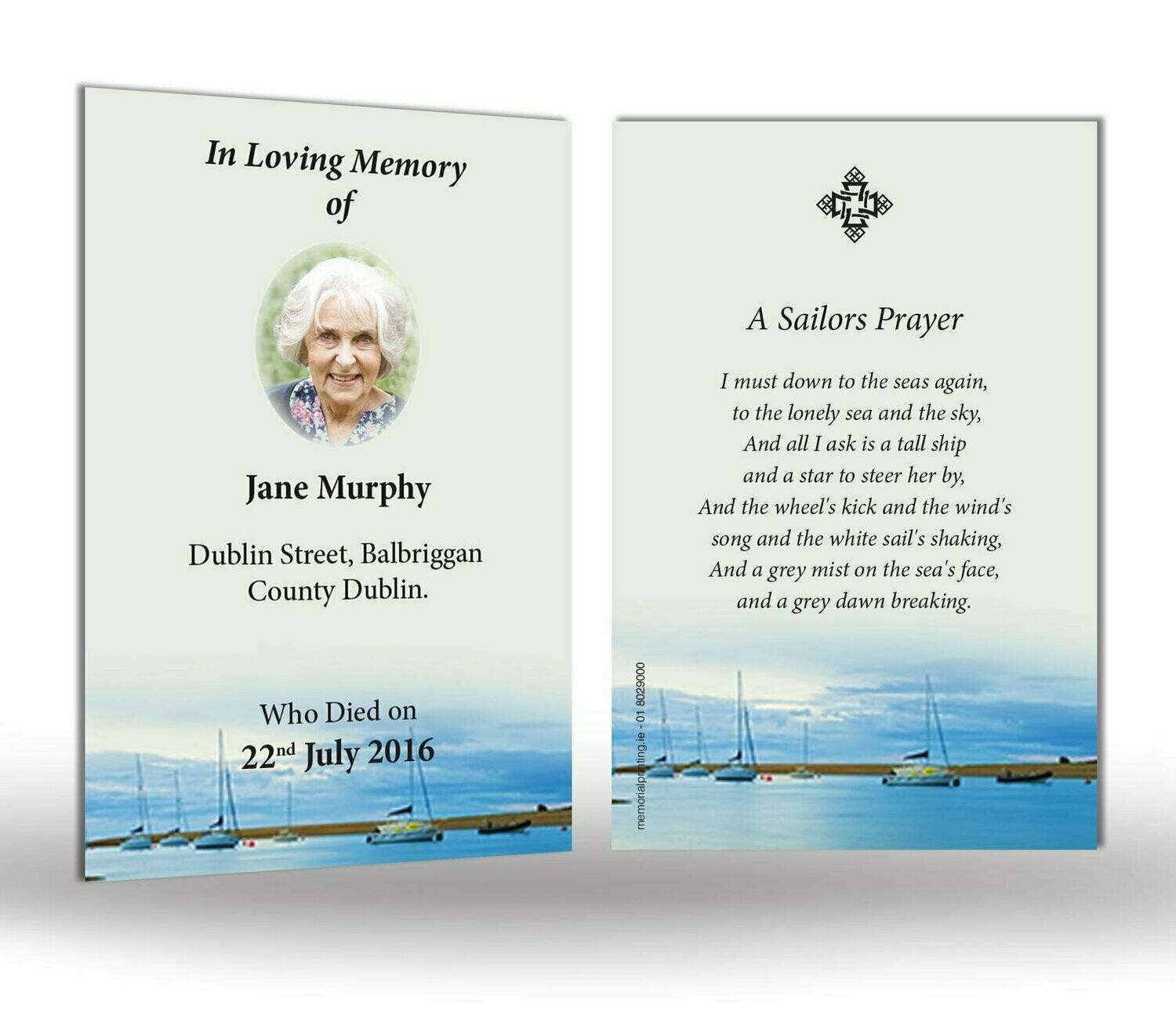 Scenic/Celtic Memorial Wallet Card SC MC 10 Scenic/Celtic Memorial Wallet Card SC MC 10