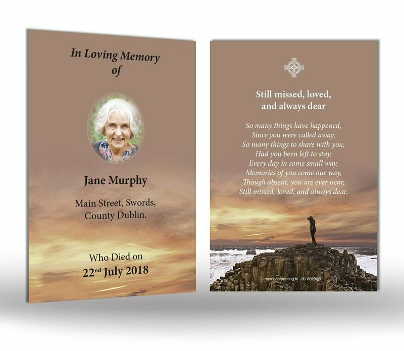 Giants Causeway Memorial Wallet Card SC IS 03