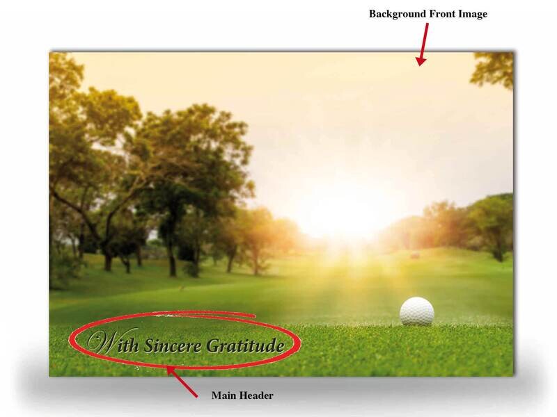 Bespoke Acknowledgement Card