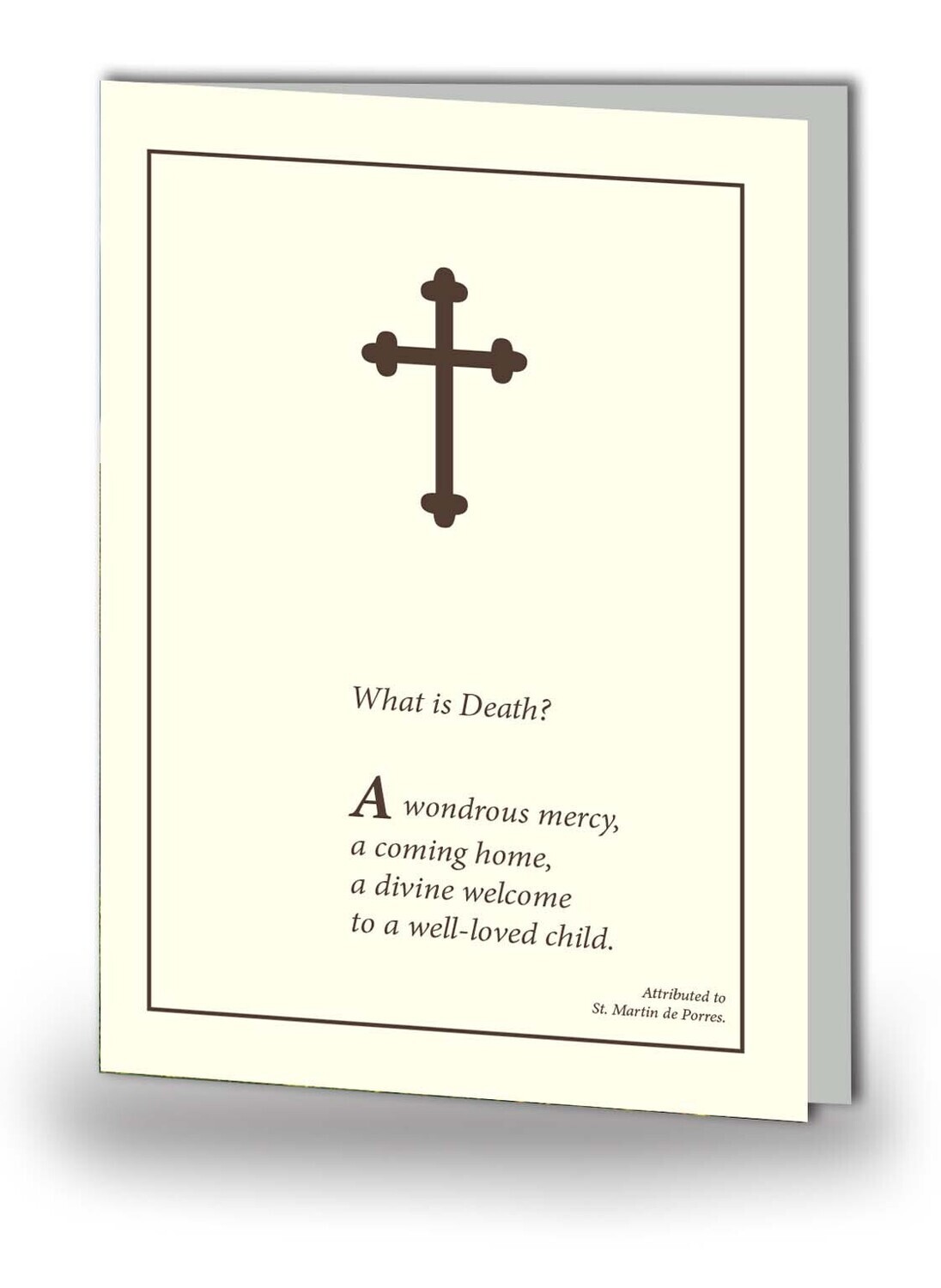 Traditional Memorial Card RT TRAD 11