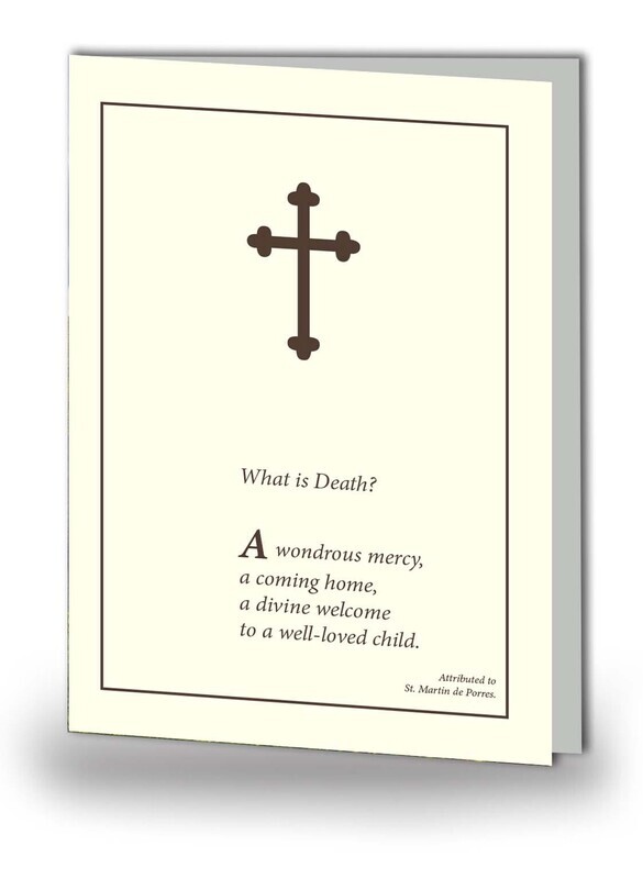 Traditional Memorial Card RT TRAD 11