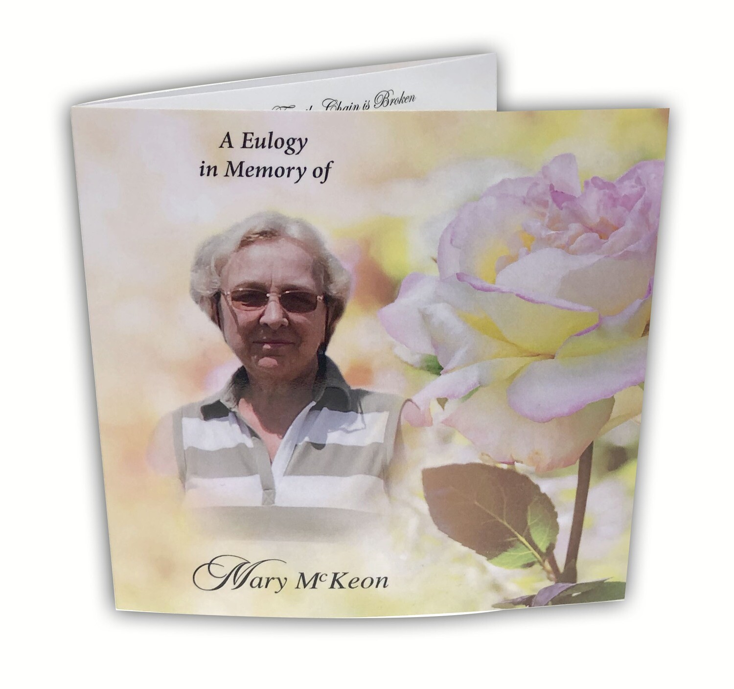 Eulogy Card Eulogy Card
