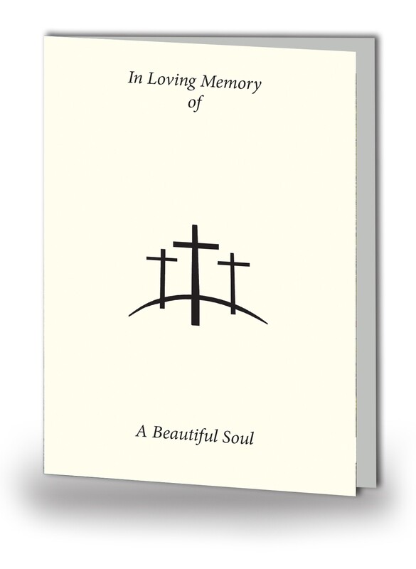Traditional Memorial Card RT TRAD 12