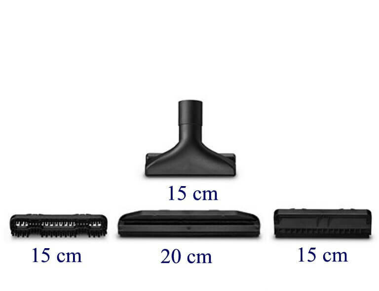 Stoom-zuigmondstuk Multi (15 cm) compleet (M-serie)
