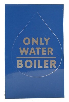 Sticker only water (blauw)