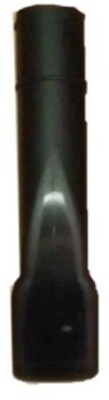 Zuigmond smal zwart t.b.v. 10 cm lans