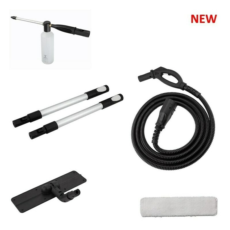 Stoomdesinfectie set compleet incl. 5 meter slang Stoomdesinfectie set compleet incl. 5 meter slang