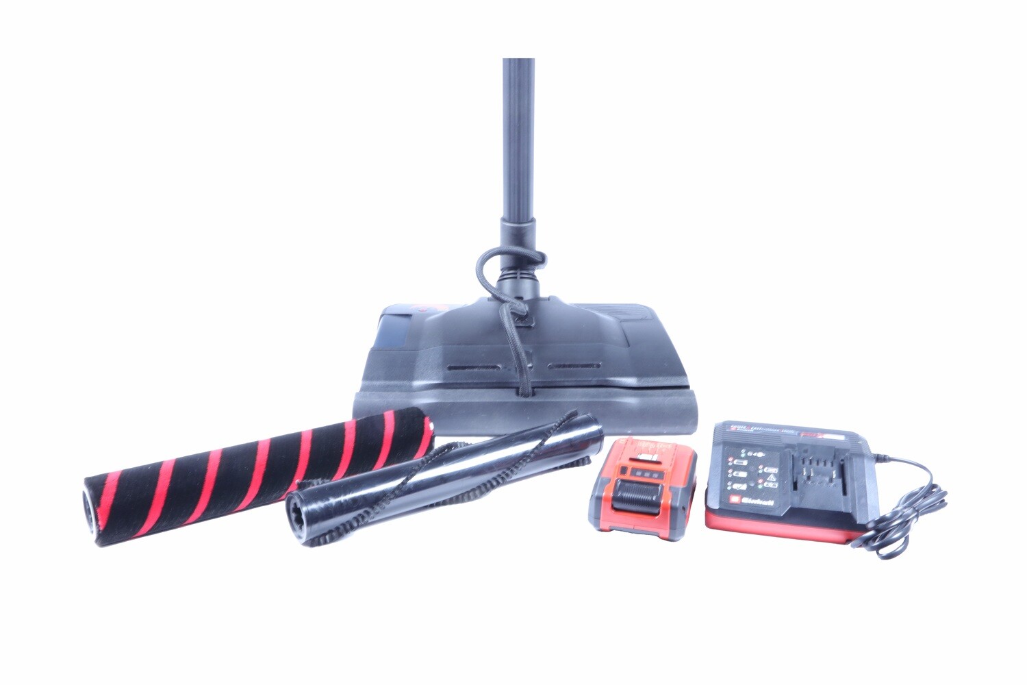 Elektrische Schrob/shamponeer stoomborstel compleet