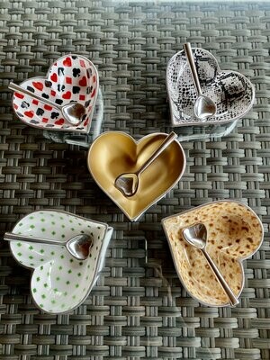 Assorted Small Heart and Spoon Sets