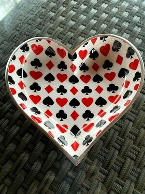 Card Heart Bowl