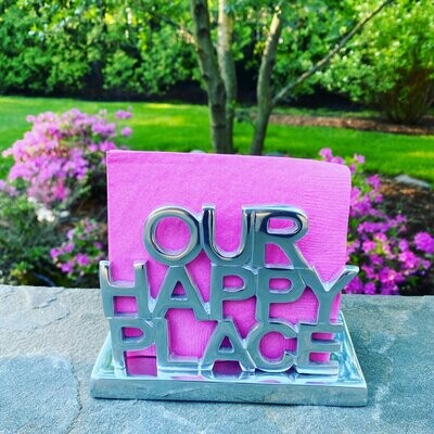 Our Happy Place Napkin Holder