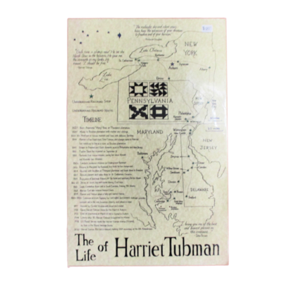 Artist drawn map &quot;Harriet Tubman&#39;s Travel Route&quot;
