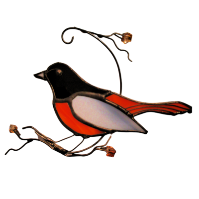 Stained Glass Baltimore Oriole