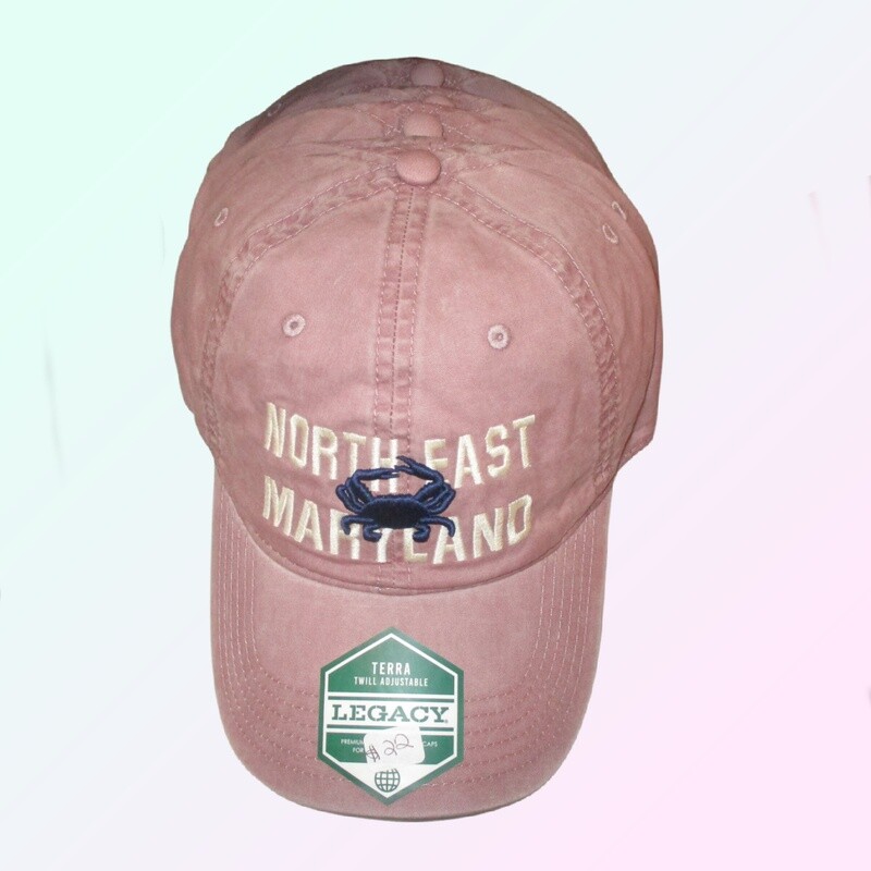 Legacy Hat with Blue Crab and North East Md