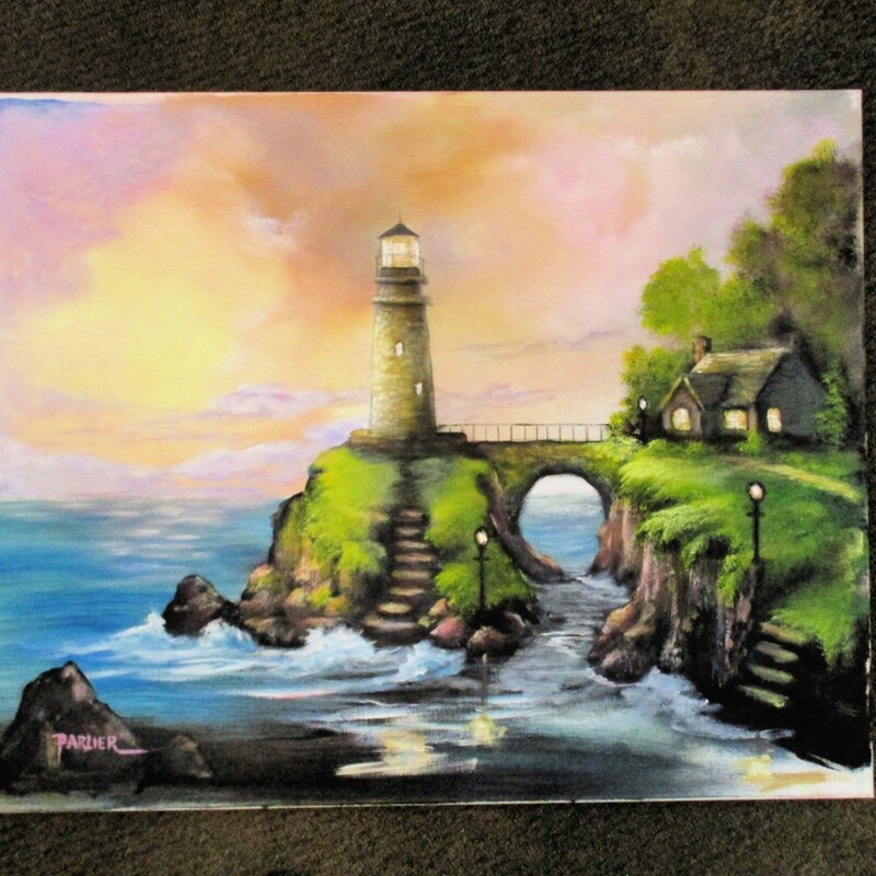 Fairy Tale Lighthouse by Bruce Parlier - No Shipping