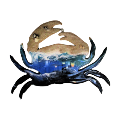 Resin and Wood Crab - made in Rising Sun, MD