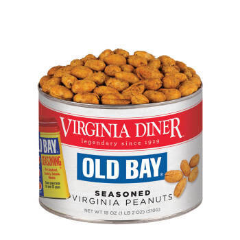 Old Bay seasoned Virginia peanuts