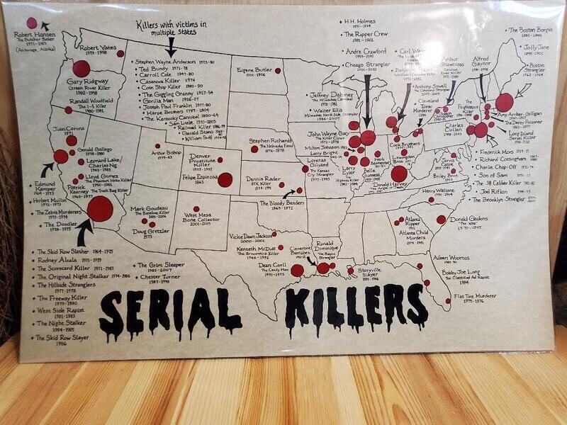 Serial Killer Map
