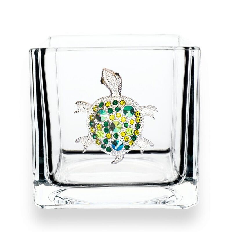 Queen's Jewels- Turtle 4 x 4 Candle Holder