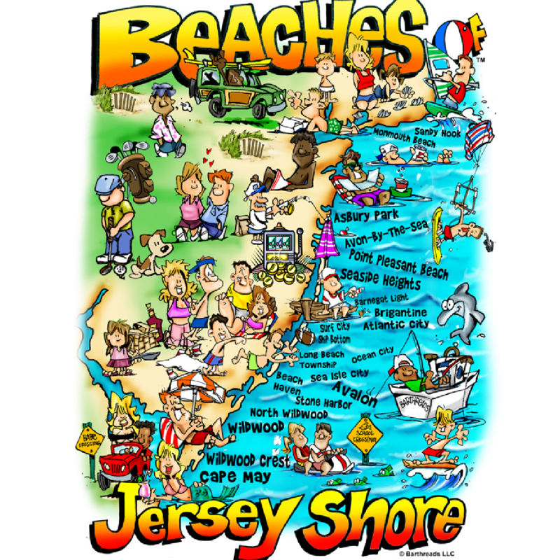 Jersey Shore Beaches Puzzle 550 Pcs.