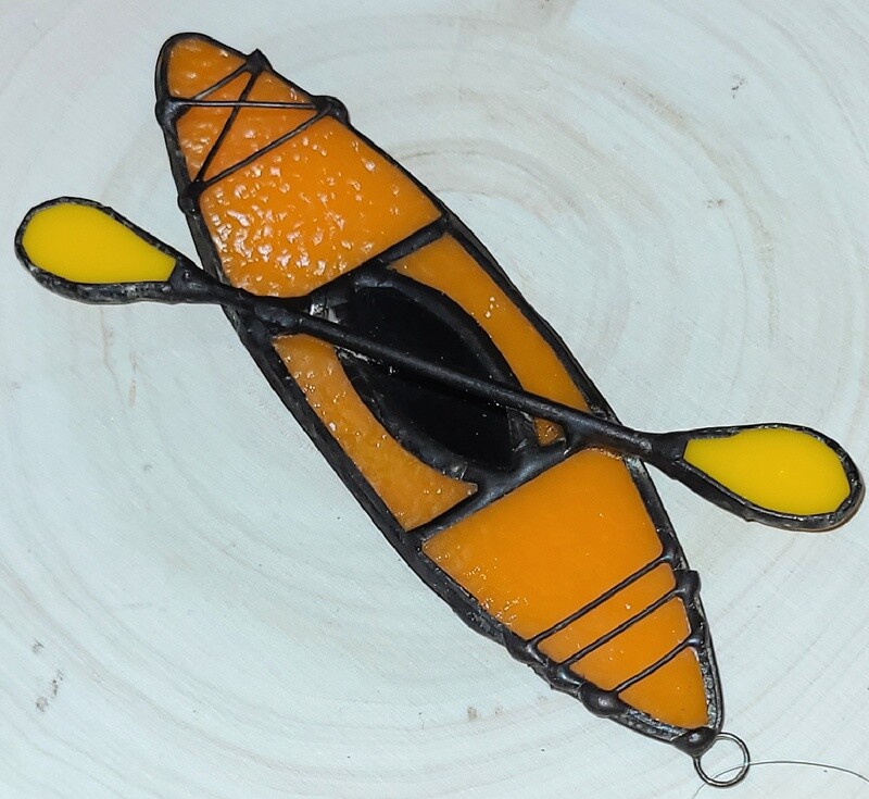 Stained Glass Kayak-M. O&#39;Brien