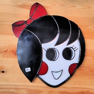 Stained Glass Sally the Utz Girl