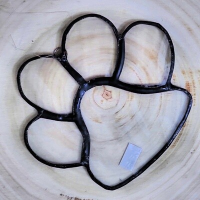 Stained Glass Paw Print