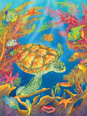 Turtle Reef Puzzle 550 Pcs.