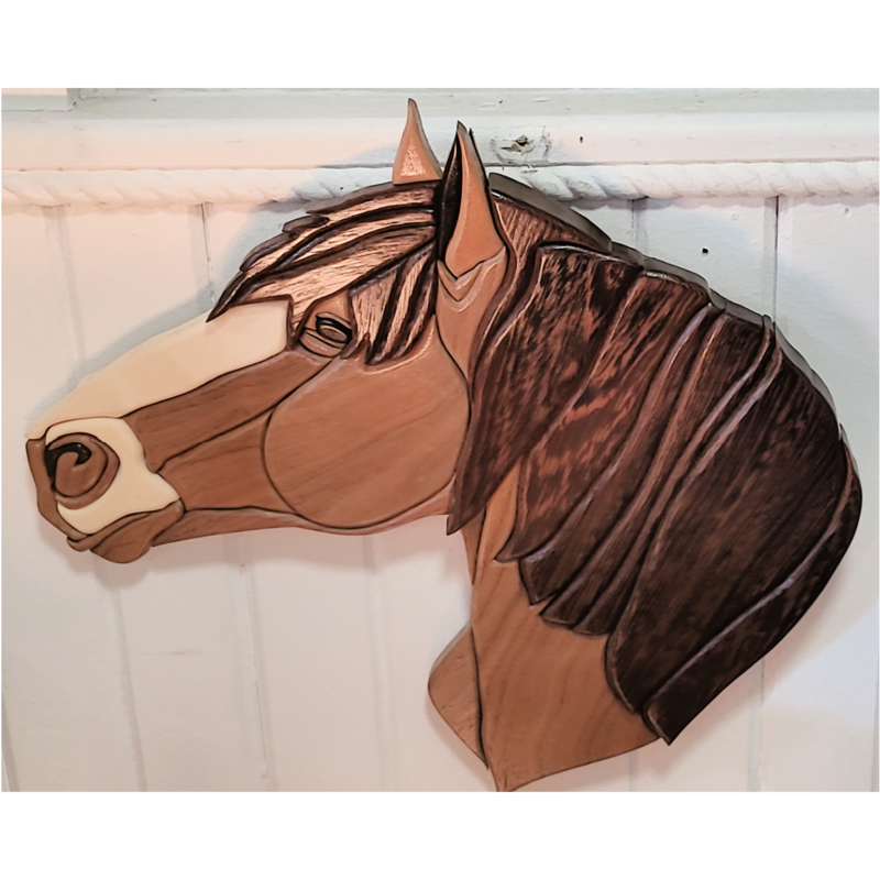 Horse Intarsia - Gary Harvath