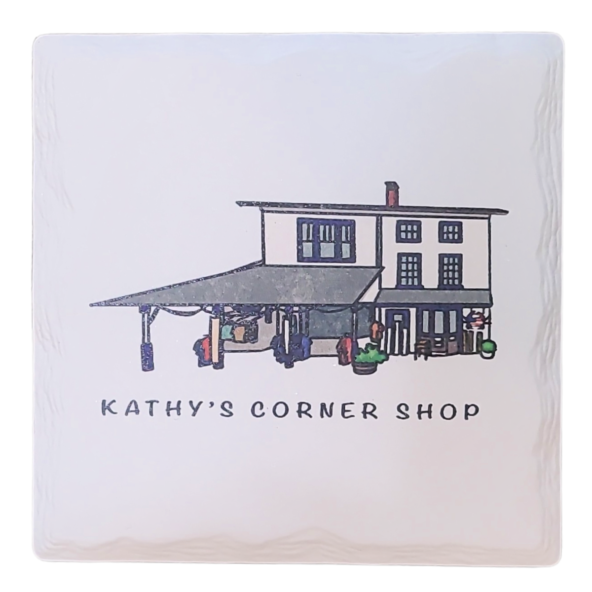 Kathy&#39;s Corner Shop Coaster