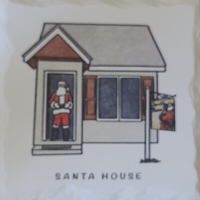 Santa House Coaster