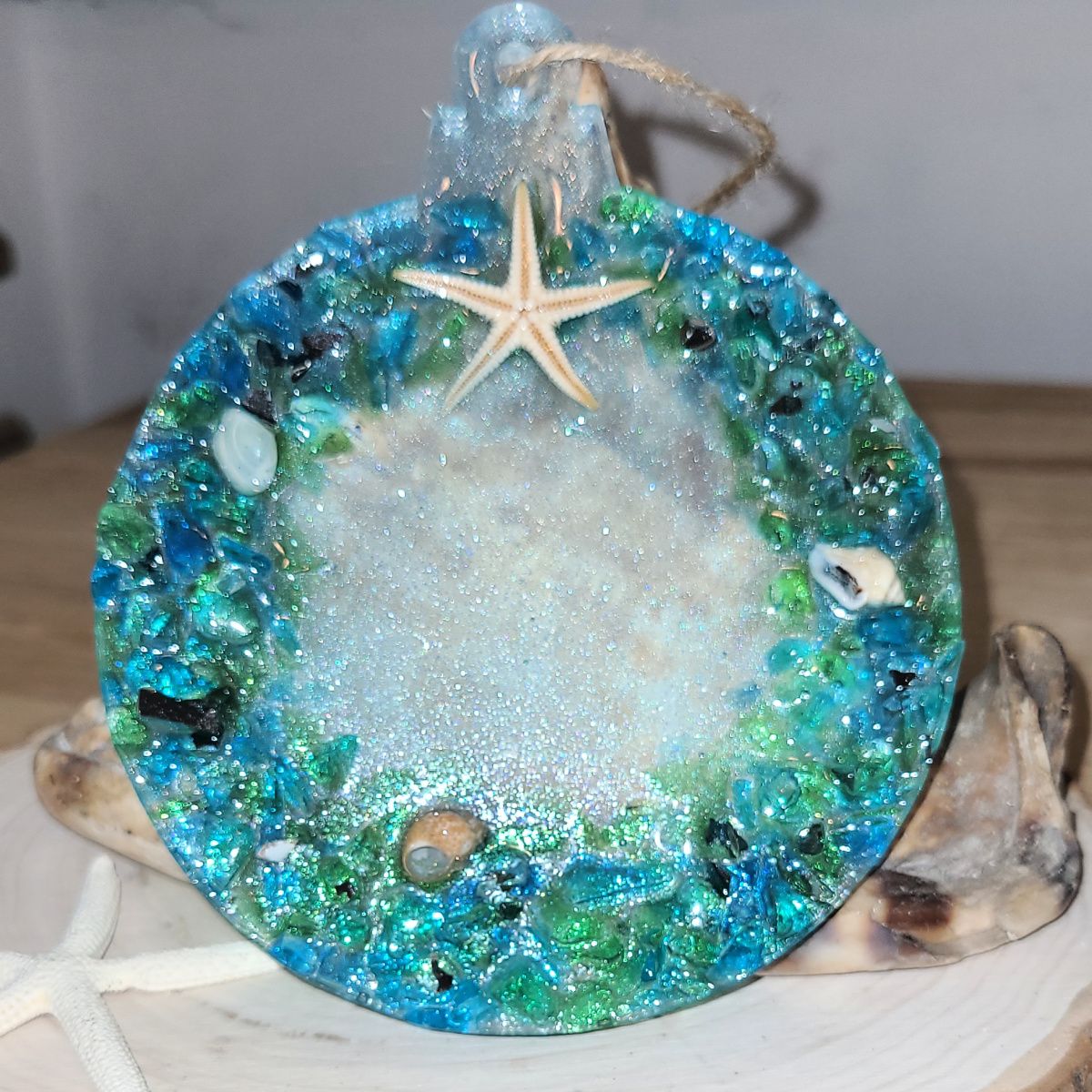 Resin Christmas Wreath by Peggy Hil-North East, MD