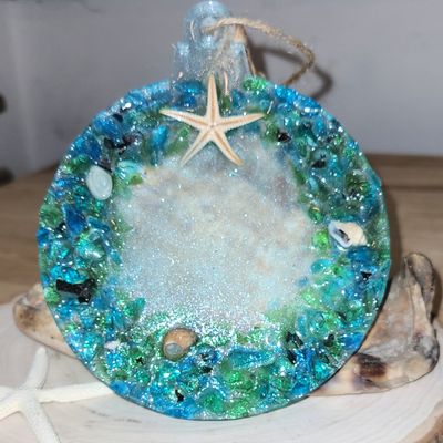 Resin Christmas Wreath by Peggy Hil-North East, MD