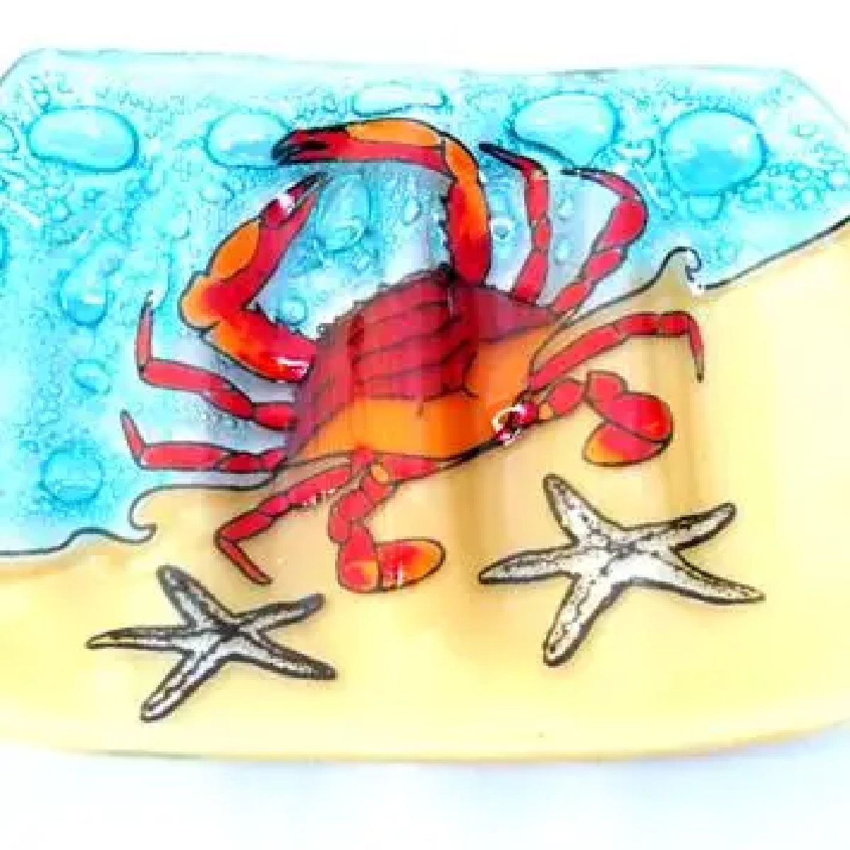 Nightlight with Red Crab