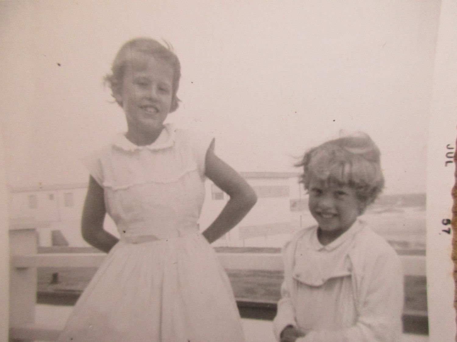 ​My little sister, Bonnie and me.