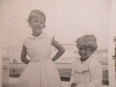 ​My little sister, Bonnie and me.