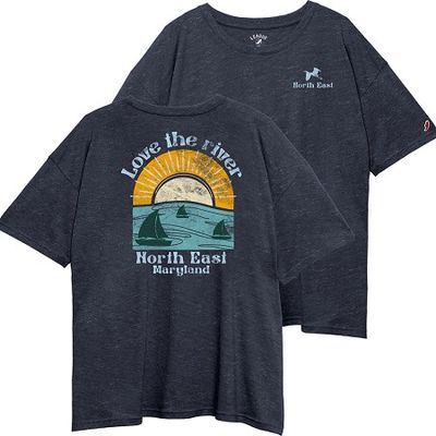Crew Neck Love the River Tee