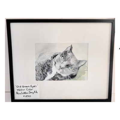 &quot;Old Green Eyes&quot; Watercolor by Pauletter Smyth - Havre de Grace, MD